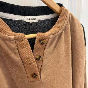 DONNI two times Henley sweatshirt